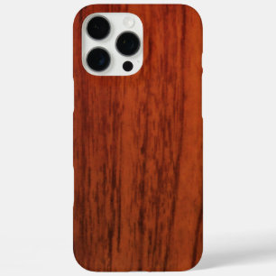 Coque iPhone 16 Pro Max Impression en bois d'acajou