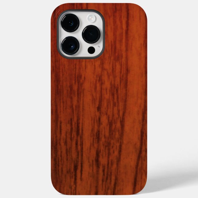 Coques Case-Mate iPhone Impression en bois d'acajou (Verso)