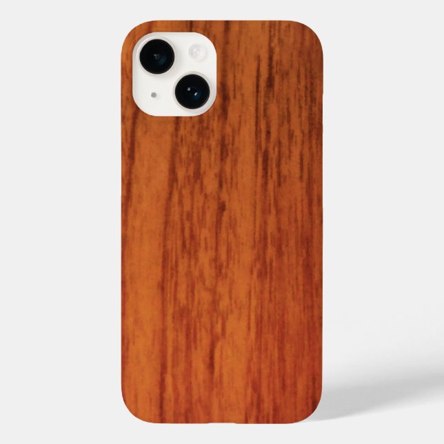 Coques Case-Mate iPhone Impression en bois de cerisier (Verso)