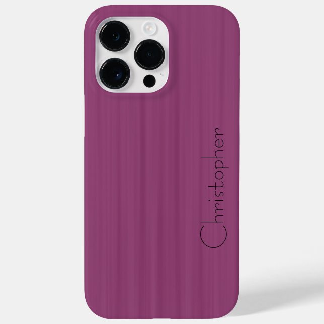 Coques Case-Mate iPhone Impression en titane 🩷 acier inoxydable (Verso)