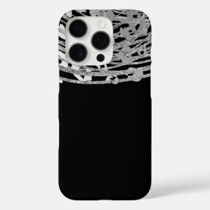 Coque iPhone 16 Pro Impression guépard Glam argent Impression animal e