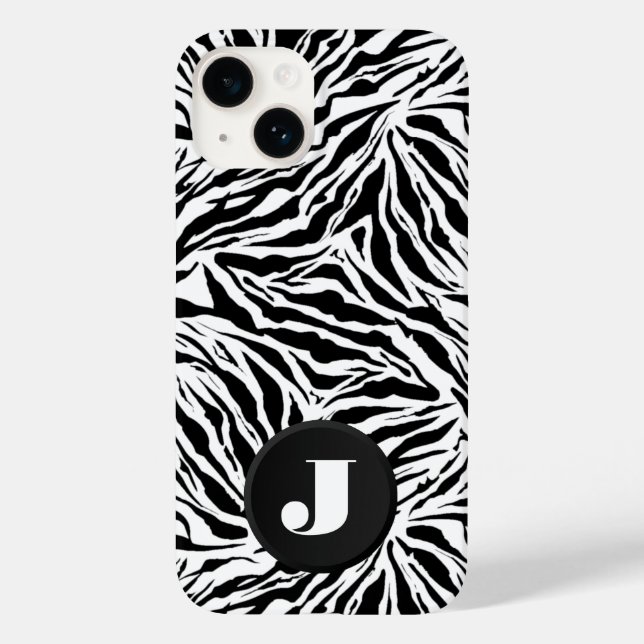 Coques Case-Mate iPhone Impression monographique Zebra (Verso)