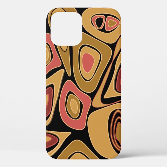 Coques Case-Mate iPhone Impression motif Abstraite simple et transparente (Verso)