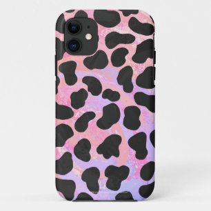 Coque Case-Mate iPhone Impression noire et rose dalmate