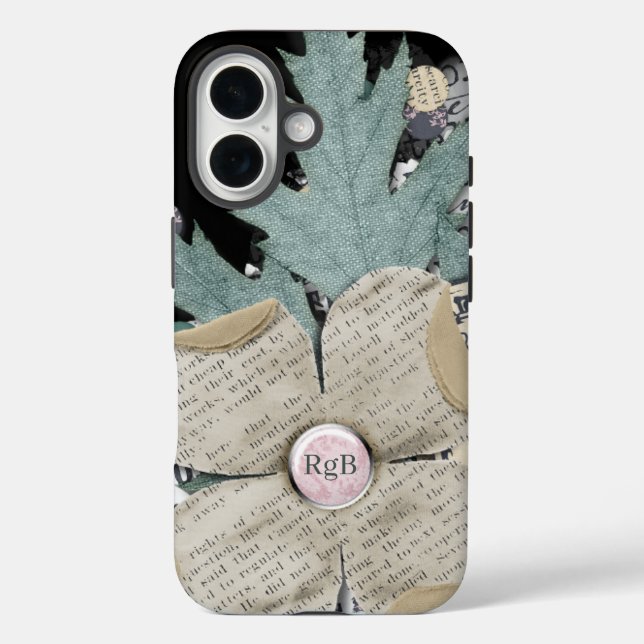Coques Case-Mate iPhone Impression personnalisée sur feuilles de papier (Verso)