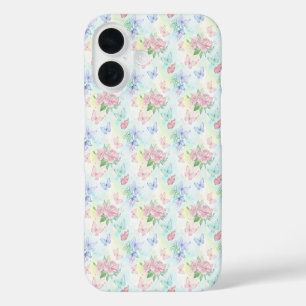 Coque Pour iPhone 16 Impression sans couture de papillon élégant