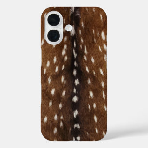 Coque Pour iPhone 16 Impression sur peau de cerf Axis exotique vintage