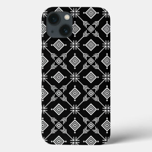 Coques Pour iPhone Impression Tribal Arrow noir et blanc