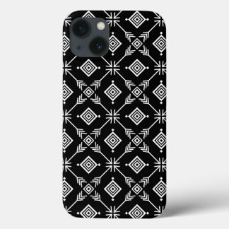 Coques Pour iPhone Impression Tribal Arrow noir et blanc