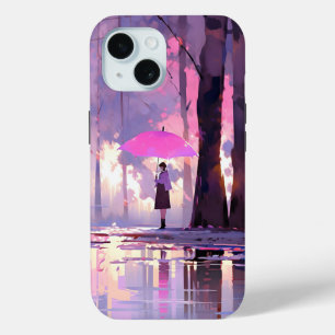 Coque Case-Mate iPhone Impressionnisme Anime Météo Violet