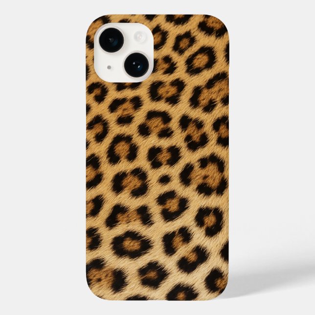 Coques Case-Mate iPhone imprimé animal cuir peau fourrure texture léopard  (Verso)