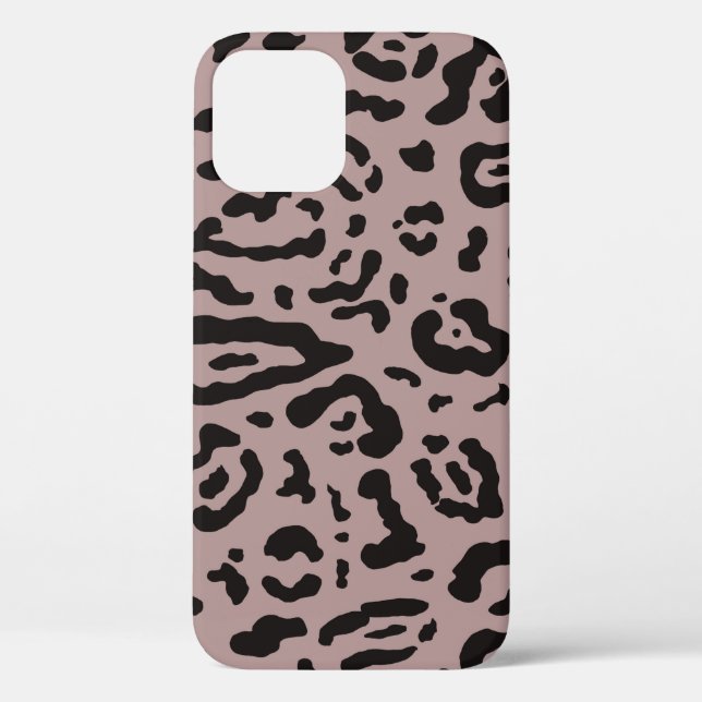Coques Case-Mate iPhone Imprimé animal Mauve Rose Guepard Léopard (Verso)