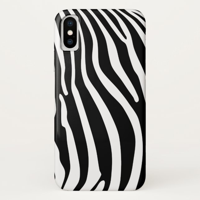 Coques Case-Mate iPhone Imprimé animal zèbre (Dos)