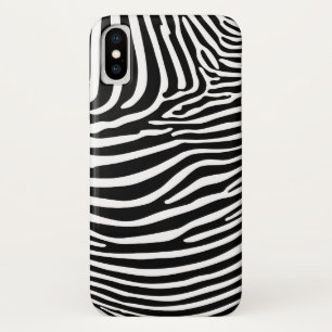 Coque iPhone X Imprimé animal zèbre