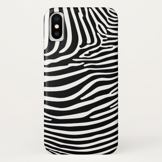 Coques Case-Mate iPhone Imprimé animal zèbre (Dos)