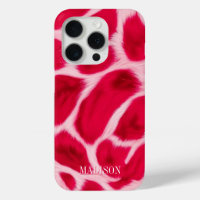 Imprimé animalier léopard rose rouge chic féminin