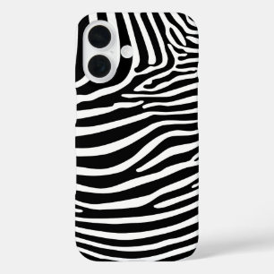 Coque Pour iPhone 16 Imprimé animalier zèbre
