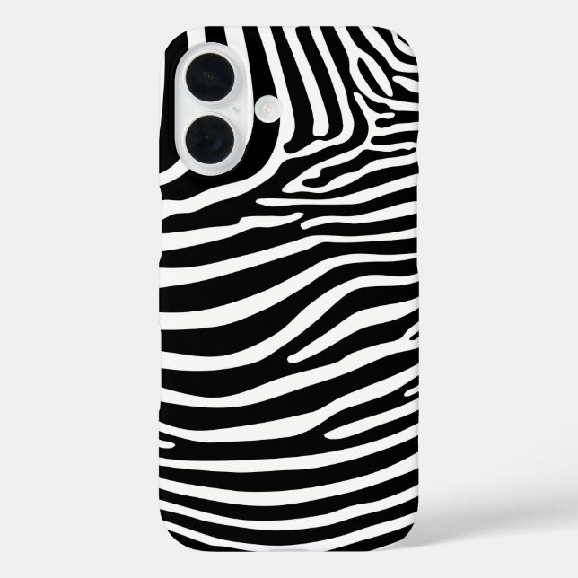 Coques Case-Mate iPhone Imprimé animalier zèbre (Verso)
