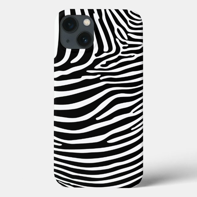 Coques Case-Mate iPhone Imprimé animalier zèbre (Verso)