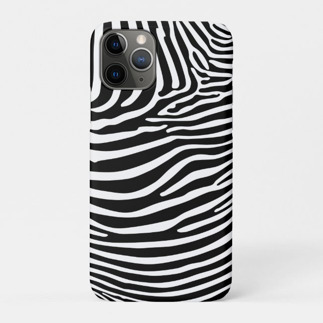 Coques Case-Mate iPhone Imprimé animalier zèbre (Dos)