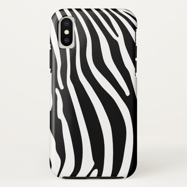 Coques Case-Mate iPhone Imprimé animalier zèbre (Dos)