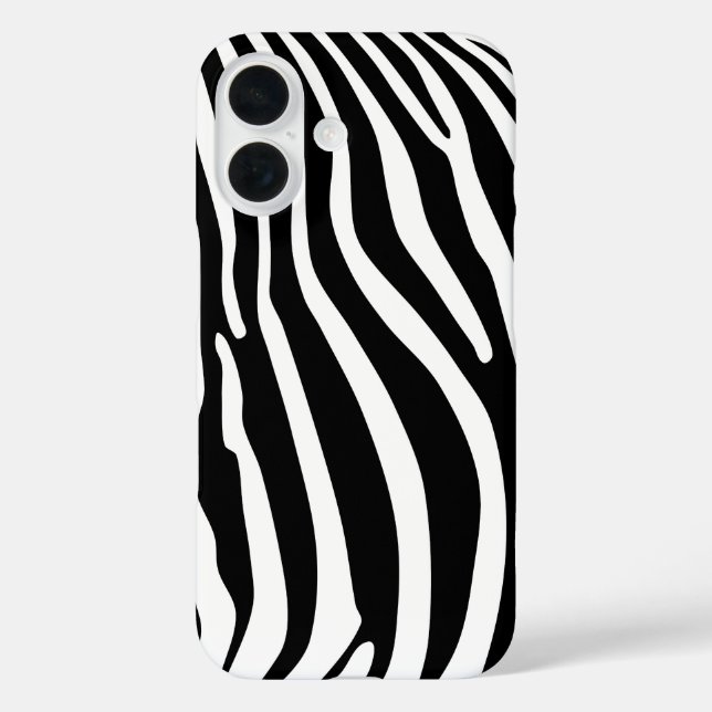 Coques Case-Mate iPhone Imprimé animalier zèbre (Verso)