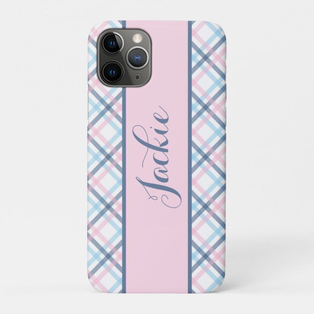 Coques Case-Mate iPhone Imprimé carreaux (Dos)