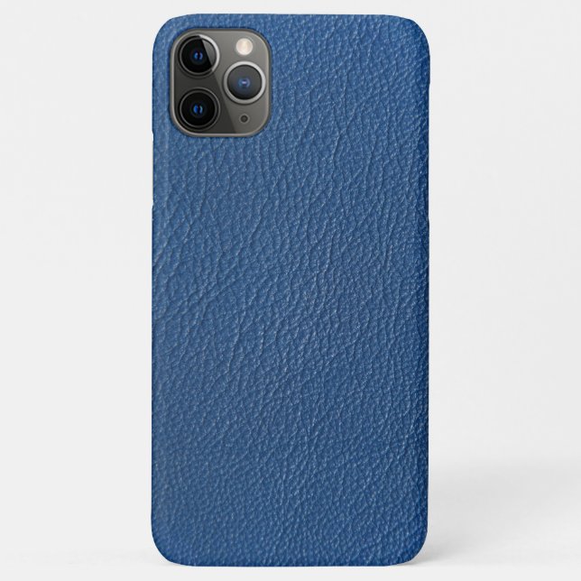 Coques Case-Mate iPhone Imprimé cuir bleu animal (Dos)