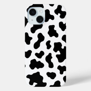 Coque Case-Mate iPhone Imprimé cuir de vache noir et blanc