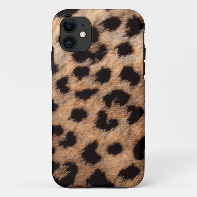 Coques Case-Mate iPhone Imprimé Féminin Moderne Tendance Léopard Guépard (Dos)