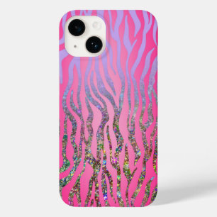 Coque Case-Mate iPhone Imprimé Tigre Rose Pailleté Demi