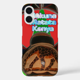 Coque Pour iPhone 16 Imprimer Hakuna Matata Kenya Art