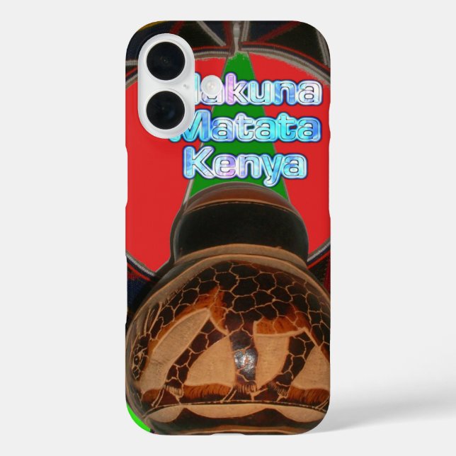 Coques Case-Mate iPhone Imprimer Hakuna Matata Kenya Art (Verso)
