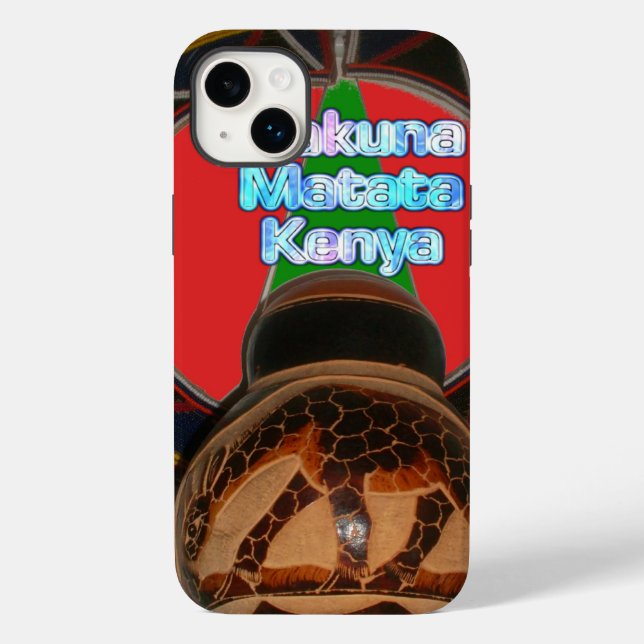 Coques Case-Mate iPhone Imprimer Hakuna Matata Kenya Art (Verso)
