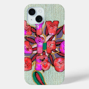 Coque Case-Mate iPhone Imprimer l'art "Live Life Large"