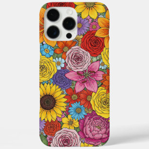 COQUE iPhone 16 PRO MAX IMPRIMÉS FLORAUX COMPLEXES