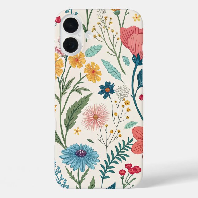 COQUES Case-Mate iPhone IMPRIMÉS INTRIQUÉS DE FLEURS SAUVAGES (Verso)