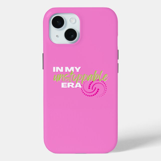 Coques Case-Mate iPhone Inarrêtable, Dans mon époque imparable, Preppy, ro (Verso)