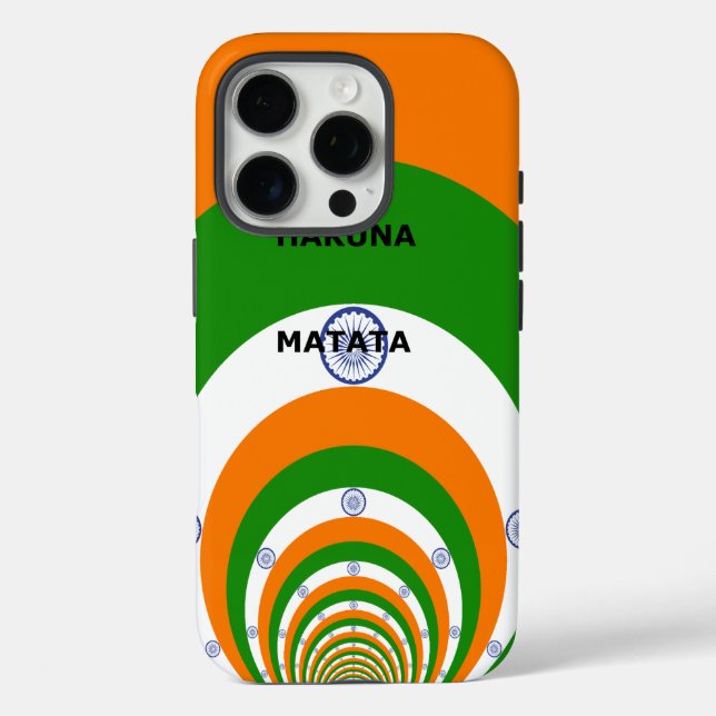 Coques Case-Mate iPhone India HAKUNA MATATA (Verso)