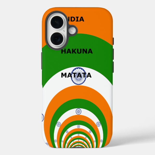 Coques Case-Mate iPhone India HAKUNA MATATA (Verso)