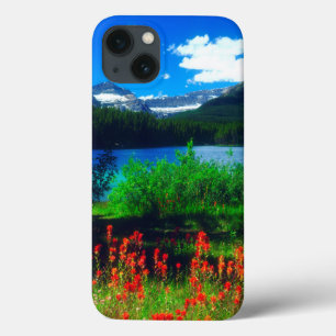 iPhone 13 Case Indian Paintbrush Wildflowers