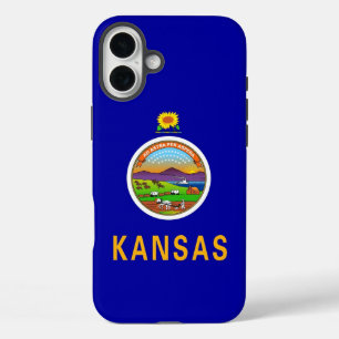 Coque Pour iPhone 16 Plus Indicateur Apple iPhone 16 Plus Coque-Mate Kansas