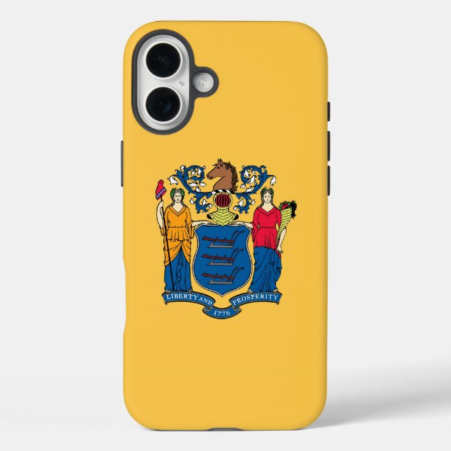 Coques Case-Mate iPhone Indicateur Apple iPhone 16 Plus Coque-Mate New Jer (Verso)