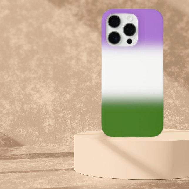 Coques Case-Mate iPhone Indicateur Gradient Genderqueer Pride - Indicateur (Créateur téléchargé)