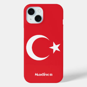 Coque Case-Mate iPhone Indicateur Turquie de nom personnalisé