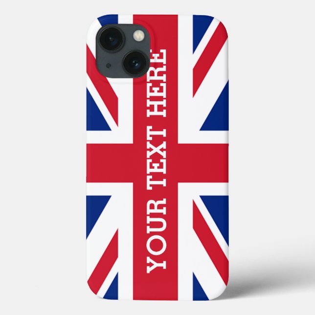 Coques Case-Mate iPhone Indicateur Union Jack personnalisé (Verso)