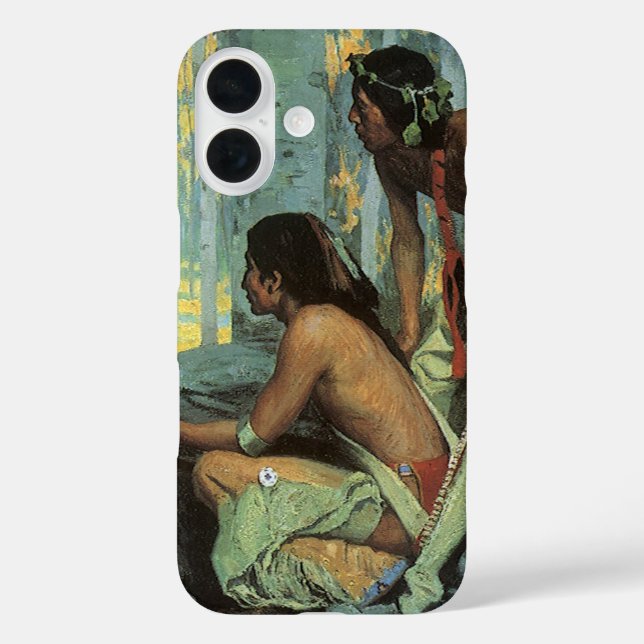 Coques Case-Mate iPhone Indiens d'époque, Chasseurs de dindes de Taos par  (Verso)
