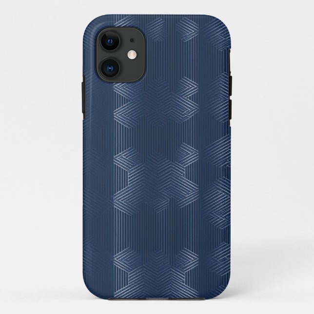 Coques Case-Mate iPhone Indigo Abstrait #2 (Dos)