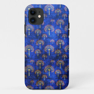 Case-Mate iPhone Case Indigo bleu oriental frais d'arbre d'abrégé sur