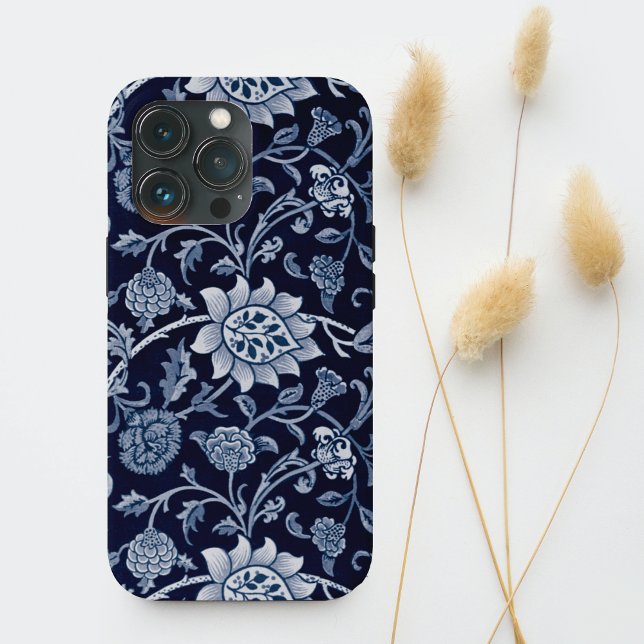 Coques Case-Mate iPhone Indigo Blue Fleur sauvage Meadow (Créateur téléchargé)